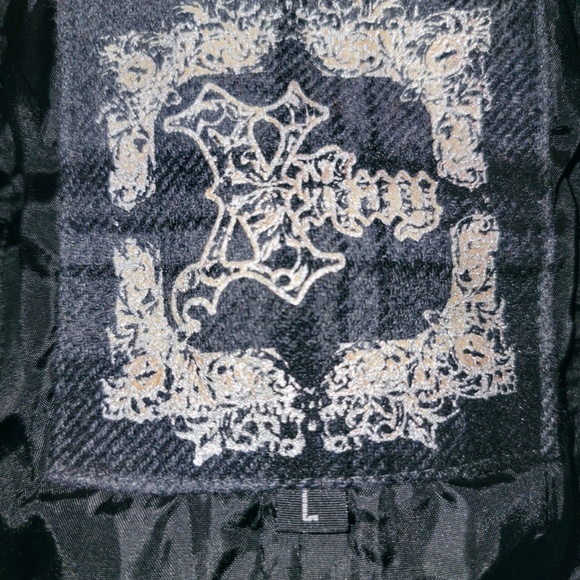 Men's Plaid Wool Bomber Jacket | X-Ray | Large NWOT - Picture 3 of 6